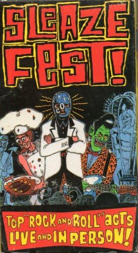 Sleazefest! VHS cover art, Devlin Thompson